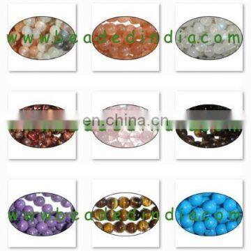 Semi Precious Gemstone 8mm Round