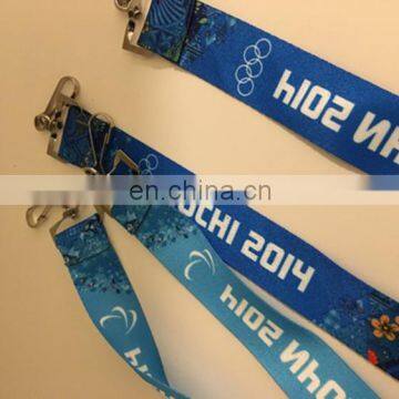 Fashion Promotional Cheaper Elegant Cards Holder Lanyards Satin