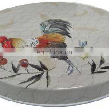 fashion round stove tin cover