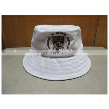 wholesale customize made white bucket hat