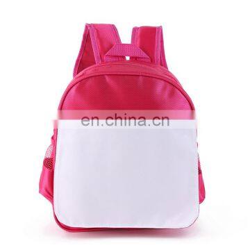 Factory Wholesale Blank Kid's School Backpack for Sublimation