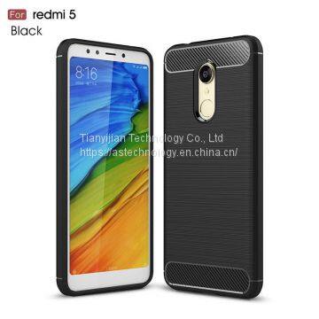 Hybrid Carbon Fiber Phone Cover Case For Xiaomi Redmi 5 Plus 5A 4A Note4X 32G photo-2