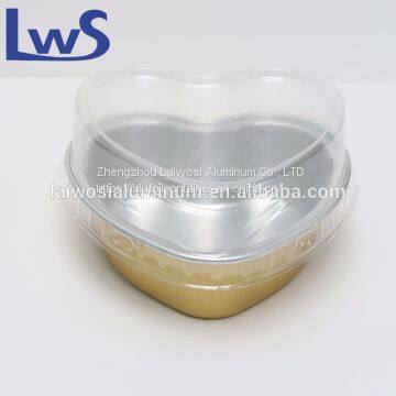 Heart Shape Chocolate Cake Mould Aluminum Foil Baking Cups photo-2
