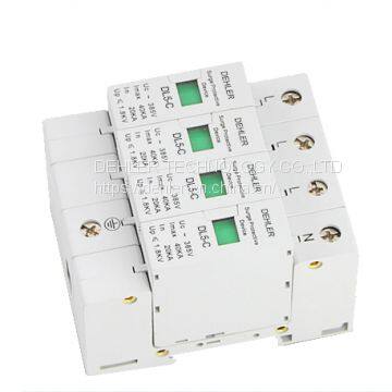 SPD Home Lightning Protection Surge Protector 40ka-4p Communication Signal Lightning Protection photo-2