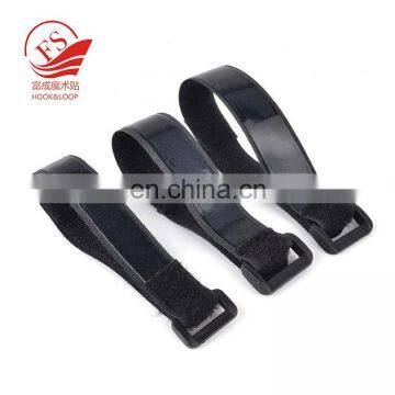 high quality Black silicone backing strap with plastic buckle