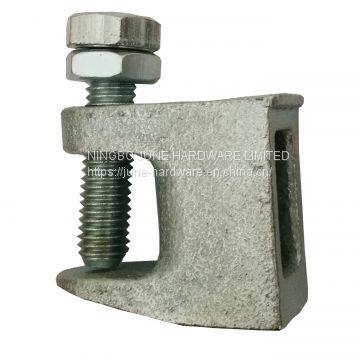 Galvanized iron beam clamp