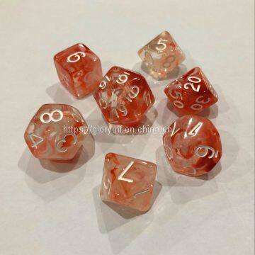 OEM Muti-color Mixed Plastic Acrylic Dice/muti-side Dice photo-4