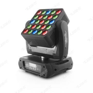 25*10Вт Матричный RGBW 4-in-1 свет для DJ и дискотеки, LED светодиодный поворотный прожектор сцены