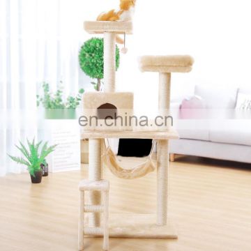 2020 new design simple 3 layers 4 layers cat climbing tree house cat scratching post for happy time