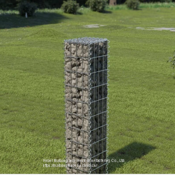 Welded gabion mesh, hesco bastion wall，welded stone cage