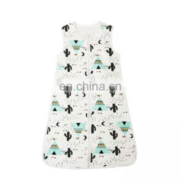 Single Layer Interlock Zipper 100% Organic Cotton Baby Sleeping Bag