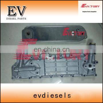 For Hiatch EX120 Excavator+genset+truck 4BB1 4BG1 4BG1T 4BD1 4BD1T Oil Cooler Cover+oil Cooler Core photo-2