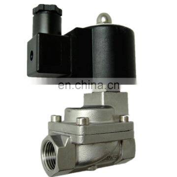 2/2 Way KLS Series Stainless Steel High Pressure Temperature Pilot Piston Type 110V Air Solenoid Valve