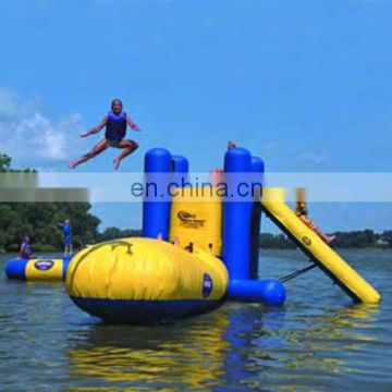 Giant lake inflatable water blob tower for adult