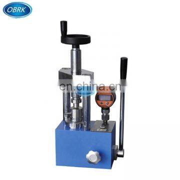 30T laboratory manual hydraulic press machine for powder pellet pressing, manual press machine