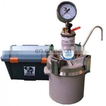 concrete air entrainment meter, pressure gauge type,7L