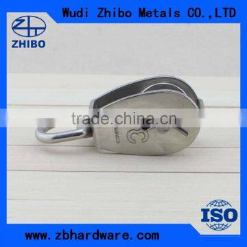 small stainless steel swivel pulley/pulley block