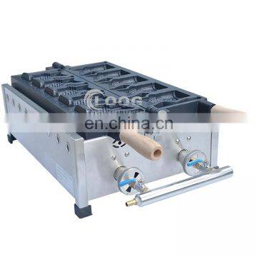 2016 Newest Commercial Use Gas Open Mouth Taiyaki Grill Ice Cream Fish Shaped Machine
