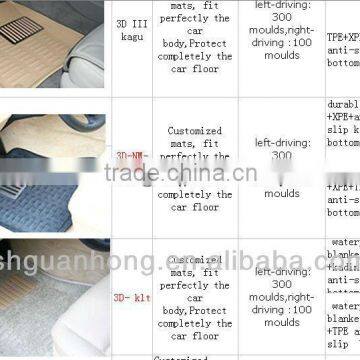 3D Car Ottomans, Special Floor Mats, Special Mats photo-5