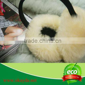 Tanned Genuine Lamb Wool and Sheepskin Earmuffs China Supplier photo-2