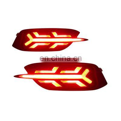 3 function turn signal lamp LED rear bumper brake light rear bumper reflector light assembly tail light for Honda Civic 16-21