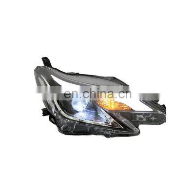 Wholesale strip DRL projector lens headlights For New Reiz vertiga Mark X 2014-2015 year