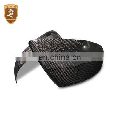 Car Accessories Exterior Real Carbon Fiber Rear View Side Mirror Cover For Bentley Bentayga MSY Style