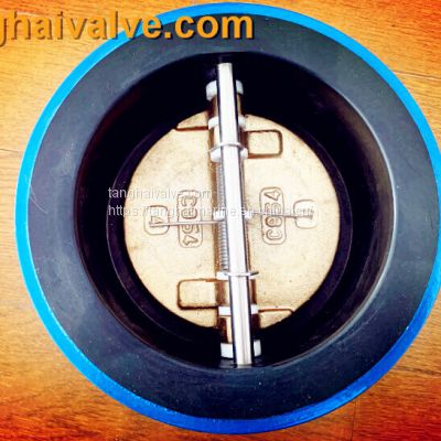 Dual plate swing check valve