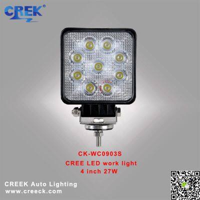 4 INCH 27W SQUARE LED WORK LIGHT