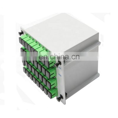 1x32 SC UPC/APC LGX Box Fiber PLC Splitter Single Mode LGX Module Optical 1x32 lgx plc box splitter