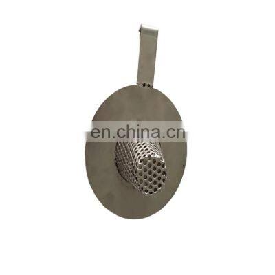 Cone shape stainless steel metal perforated temporary line conical filter strainer