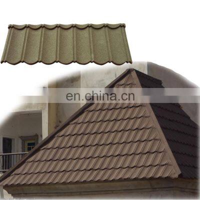 Aluminum metal building materials stone coated roofing tile 0.3 mm thick aluminum zinc roofing sheet