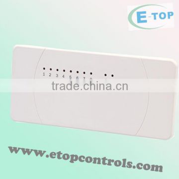 Many to one receiver wireless central control system