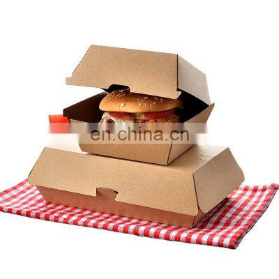 Customizable hamburger paper box burger packaging box