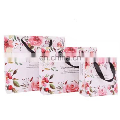 Professional customization design logo gift shopping paper bag