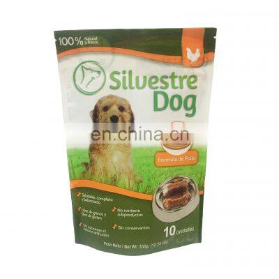 top quality pet food bag dog pet plastic packaging packaging with window