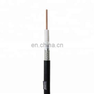 CU/CCS/CCA 75Ohm Low Loss Coaxial Cable rg 11 PE/PVC/LSZH Coaxial Cable photo-2