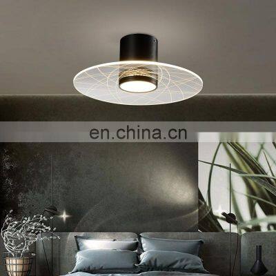 HUAYI New Model Dining Room Decoration Aluminum Acrylic LED Home Lighting Modern Ceiling Lamps