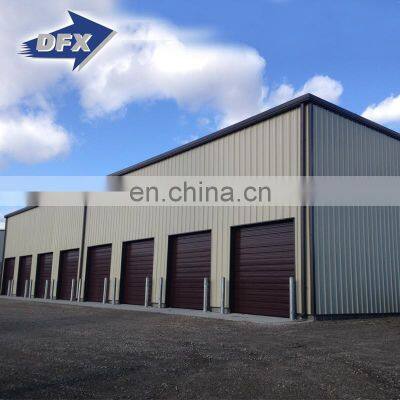 Metal Frame Storage Shed Prefabricated Steel Structure Warehouse With Roof Panel
