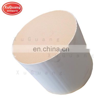 XUGUANG round ceramic substrate for catalytic converter catalyst core euro1 2 3 4 5 6 honeycomb 400cpsi 600cpsi 106*100mm