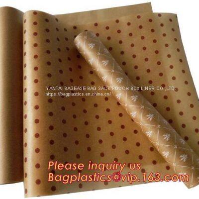 Greaseproof Food Wrap Candy Wrapping Paper,custom Logo Greaseproof Burger Wrapping Parchment Paper,Recyclable Printing Greaseproof photo-5