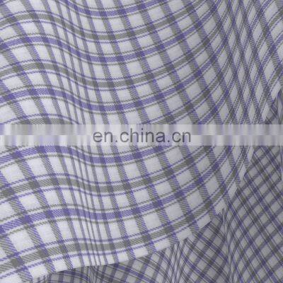 Hot Selling Small Check Design Polyester Rayon Yarn Dyed Fabric For Tops photo-3