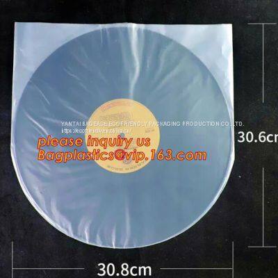 CD sleeves, CD bag, Biodegradable Resealable Clear Plastic Cd Sleeves album Packaging Bags,CD bag PP bag CD protective film for disk bag pack