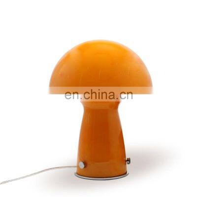 Modern Table Lamp Glass Mushroom Lamps Vintage LED Bedside Night Light For Living Room Bedroom Decor Desk Lights