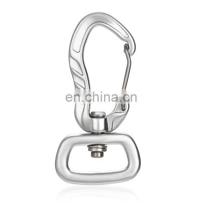 JRSGS 4KN Hot Sale Hiking Aluminum 4KN Swivel Carabiner hook for Dog Leash high quality Multi Tool S7805DXE