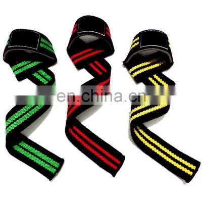 Custom Logo NON Slip Hand Bar Wrist Support Wraps Weight Lifting Straps for Fitness photo-2