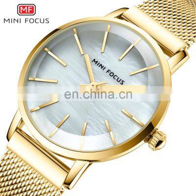 MINI FOCUS New Arrival Lady Gift Watch Set Japan Movement Watch Stainless Strap Steel Band Lady Watch With Cheap Price photo-2