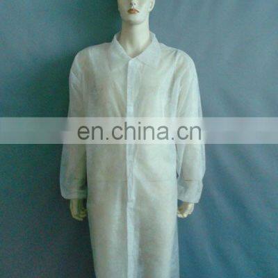 High Quality PP/SM Disposable Medical Coats Laboratory Coat photo-3