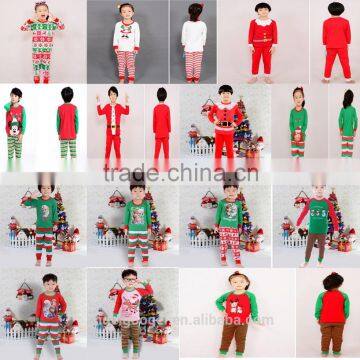 2015 wholesale latest new design kids children christmas pajamas pijamas AG-YCmain