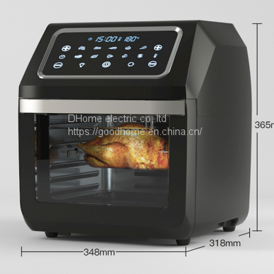 Visible air fryer 12L large capacity multi-functional automatic intelligent household electric oven